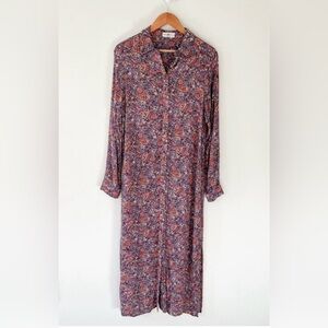 NATURAL LIFE Floral Maxi shirt  Dress